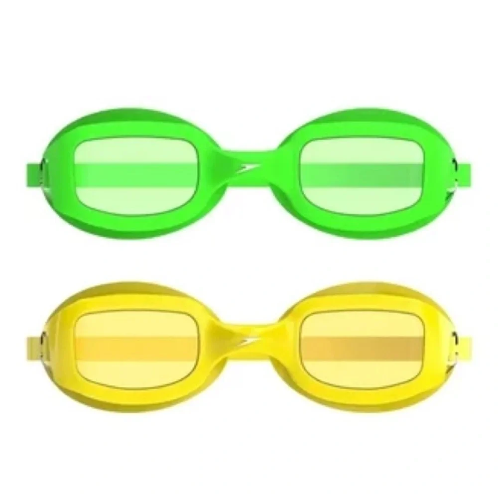 Speedo Kids Goggles Set - Vibrant Yellow and Green